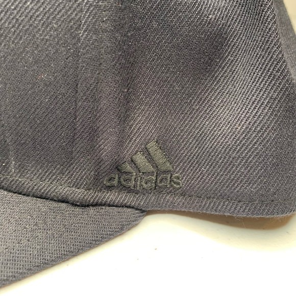 Adidas Climalite Mens Baseball Cap Hat Black Red Snapback Embroidered One Size - Picture 7 of 12